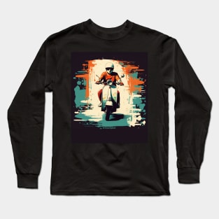 Scooter Ride Urban Racer Long Sleeve T-Shirt